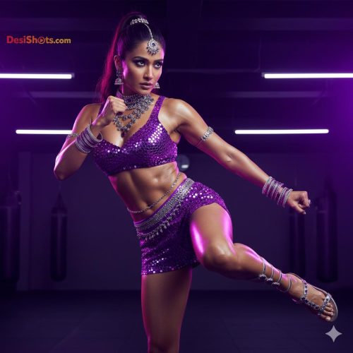 Stunning-Model-in-bridal-jewellary-emballishes-miniskirt-and-sports-bra-working-out-in-gym-and-dominating-her-partner-8 (1)